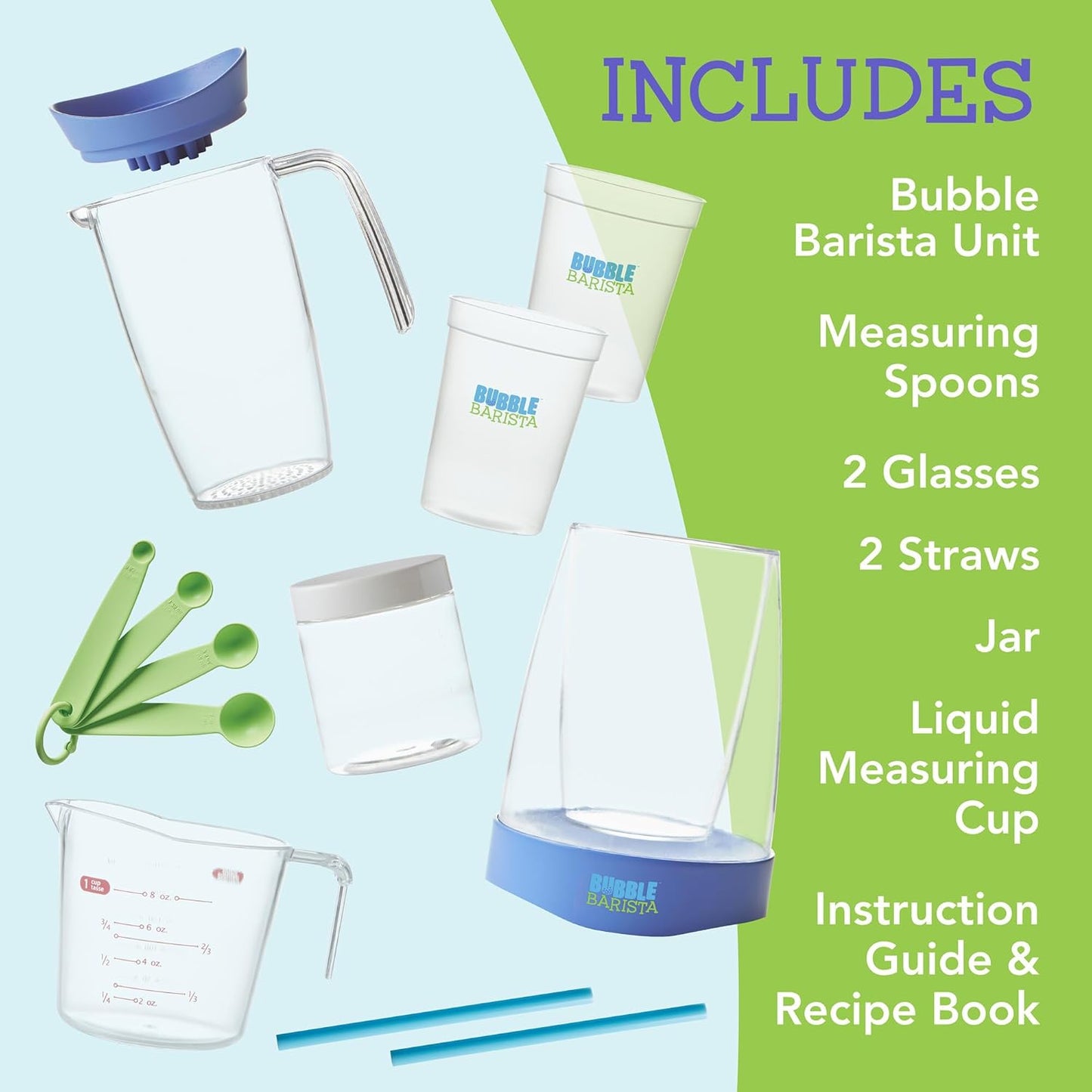 MindWare Kitchen Science Academy Bubble Barista Kit - Innovative Drink-Making Kit That Combines Fizzy Magic with Kitchen Science - Chemistry Set for Ages 8 and Up