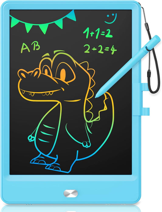 KOKODI LCD Writing Tablet 8.5-Inch Colorful Doodle Board, Electronic Drawing Tablet Drawing Pad for Kids, Educational and Learning Kids Toys Gifts for 3 4 5 6 7 8 Year Old Boys and Girls(Blue)