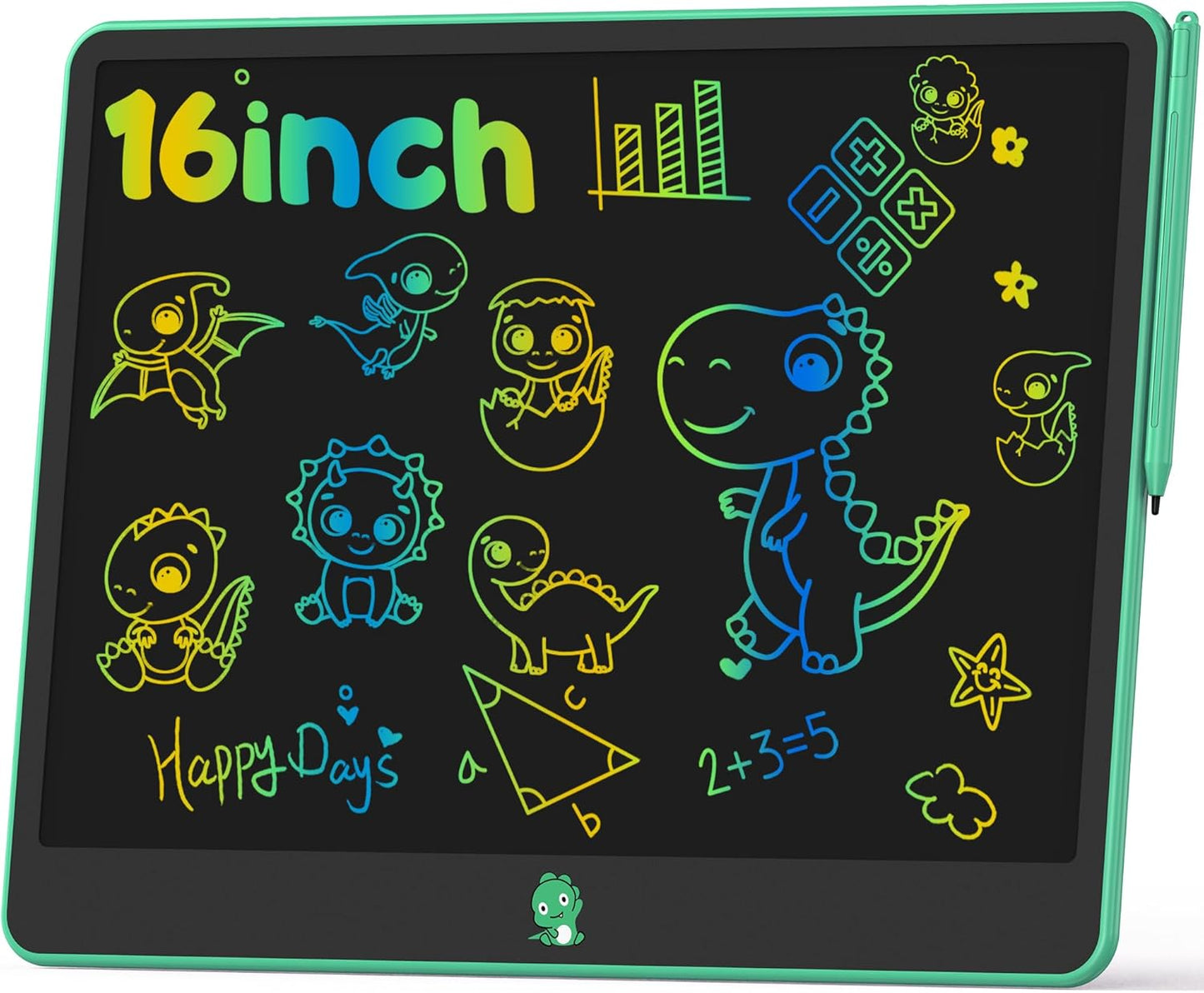 Hockvill LCD Writing Tablet for Kids, 16Inch Toys for Girls Boys Drawing Pad for 3 4 5 6 7 Year Old Kid, Toddler Doodle Board Christmas Birthday Gift for Kids，Erase Lock Writing Board