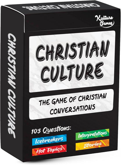 Kulture Games - Bible Conversation Cards for Kids - Christian Family Games - Faith Based Educational Card Games - Sunday School Christian - Gifts Learning - Ages 6+