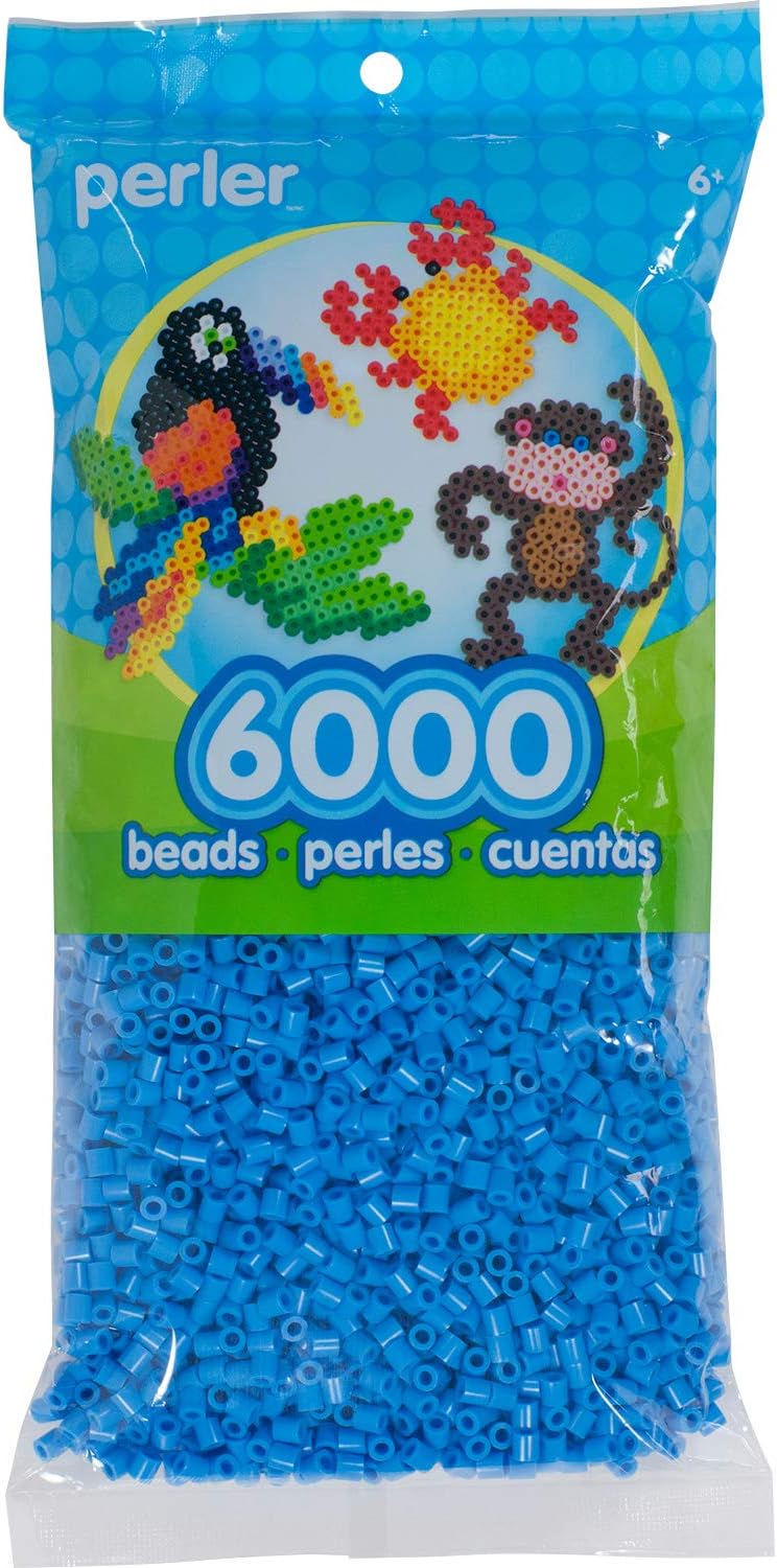 Perler Beads Fuse Beads for Crafts, 1000pcs, Multicolor Glow in the Dark