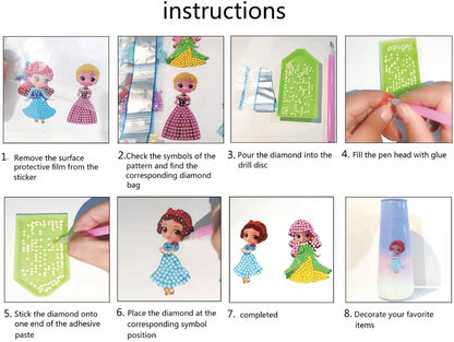 FONYANE Diamond Art for Kids & Girls & Boys,Gem Art Animal Stickers Craft Kit for Kids Ages 4-6-8-10-12,Arts & Crafts for Boys Girls Birthday Party Gift Toy
