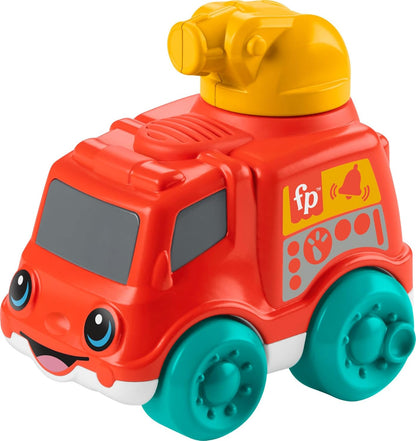 Fisher-Price Baby Toy Corn Popper Push-Along Vehicle with Sounds for Crawling Developmental Play Infants Ages 6+ Months