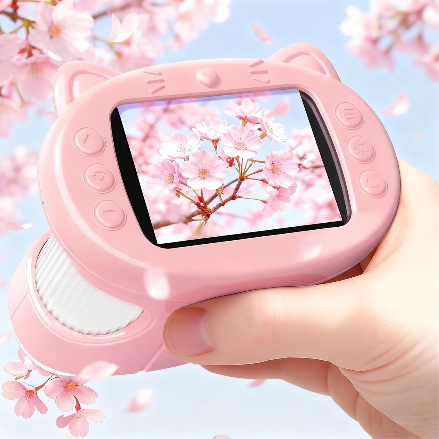Handheld Digital Mini Microscope for Kids: 1000X 4K Portable Pocket 2.4" Screen Microscopes Toys STEM Electronic Learning Educational Science Kit 8-12 Birthday Gift 4 5 6 7 Year Old Boy Girl (Yellow)
