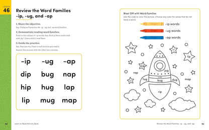 Learn to Read Activity Book: 101 Fun Phonics Lessons to Teach Your Child to Read (Phonics Makes Readers)