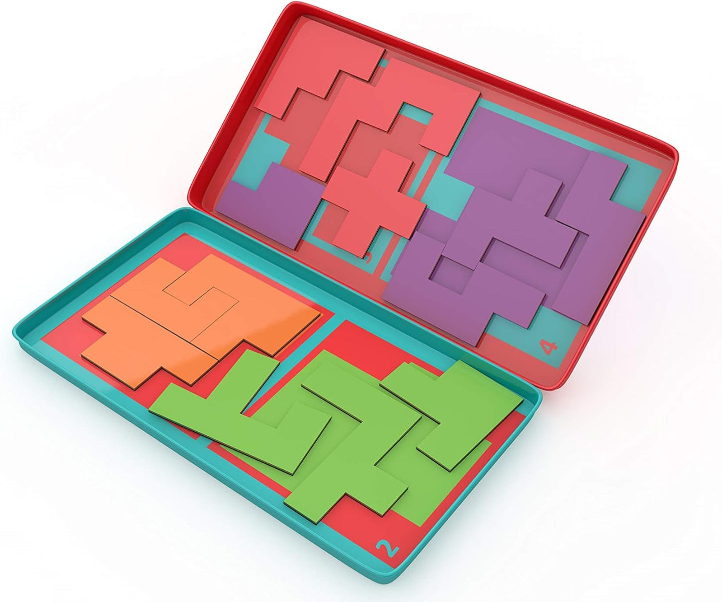 The Purple Cow Magnetic Game Box for kids and adults, Jet Setter
