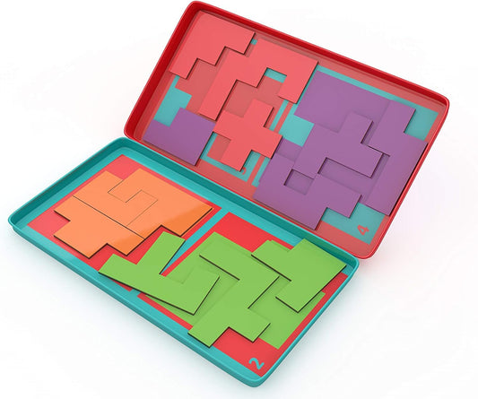 The Purple Cow Magnetic Game Box for kids and adults, Jet Setter