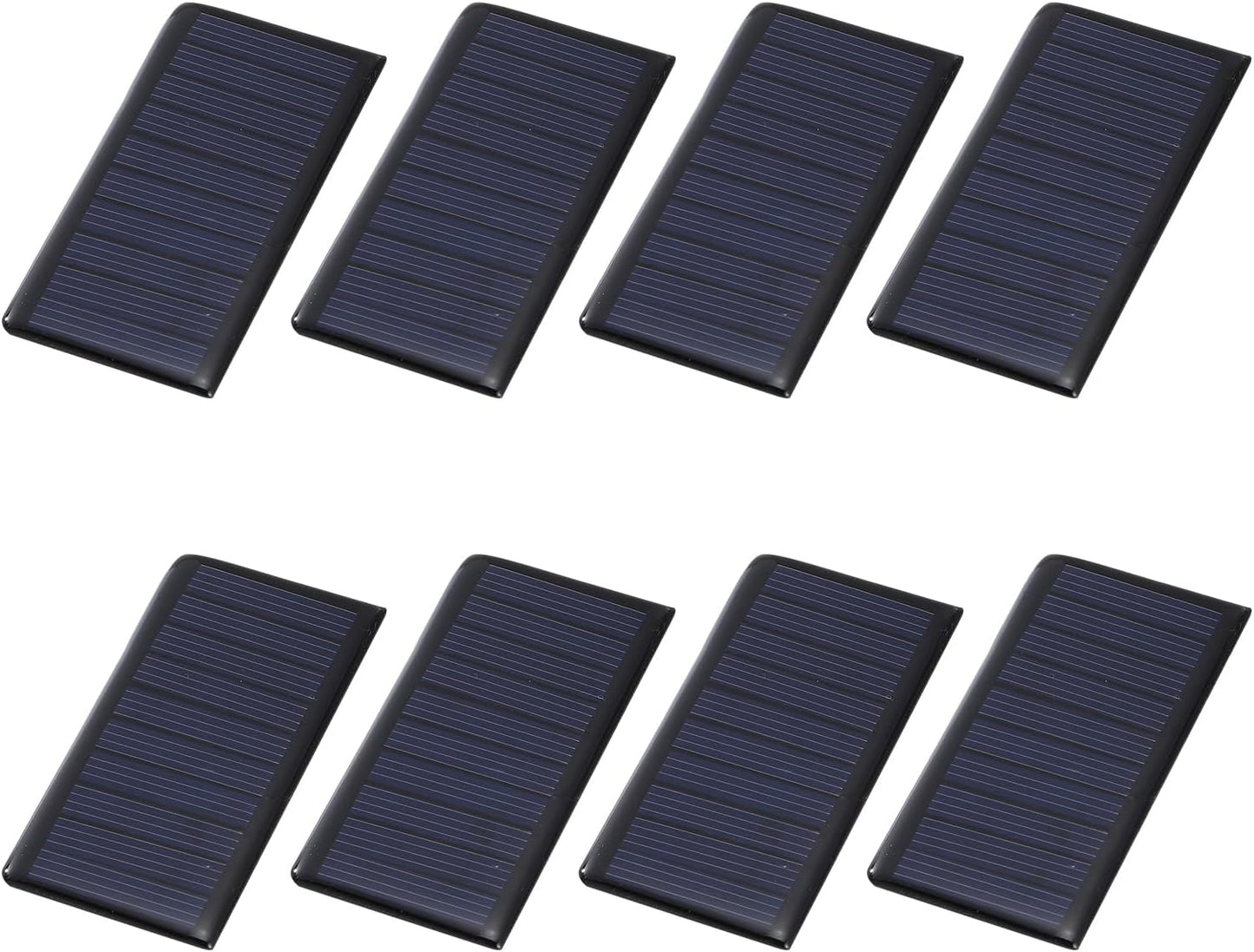 MECCANIXITY 8PCS 1.5V 0.09W 0.06A Mini Solar Panels for Solar Power, Small Solar Photovoltaic Cells Charge DIY Electric Toy Materials Solar System Kits, 1.18" x 1.18"