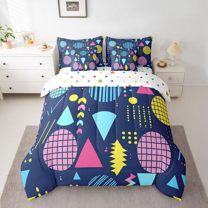 Erosebridal Chemical Equation Bed in a Bag Queen Comforter Set 7 Piece,Chemistry Bedding Sets Science Students Learning Gift Sheet Set with Comforter,Molecular Formula Education Bed Set - Colors A