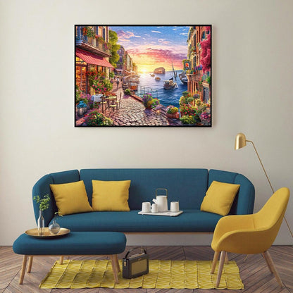 Puzzles for Adults 1000 Pieces,Seaview Campground Jigsaw Puzzle with 1:1 HD Poster, Perfect Interlocking No Dust, Stress Relief Ideal Gift for Family Games
