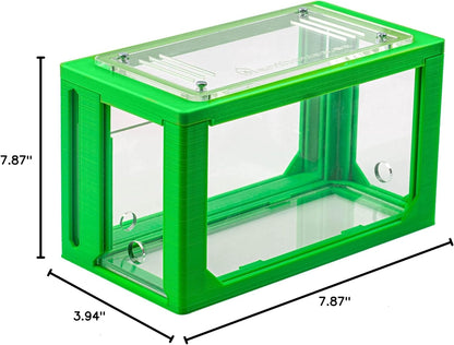 Anthouse.ES - 3D Aquarium-Style Natural Ant Farm - Sand Ant Farm - Complete Kit with Sand and Accessories - Starter Model 20x10x10 cm - Grey Color