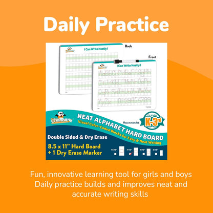 Dry Erase Number & Alphabet Flashcards for Kids Ages 3-5, 10 Numbers & 26 Visual ABC Flash Cards, Homeschool Learning Supplies, Summer School & After School Teaching Supplies for Handwriting Practice