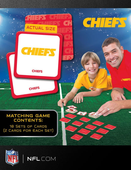 MasterPieces Sports Games - NFL Matching Game - Game for Kids and Family - Laugh and Learn