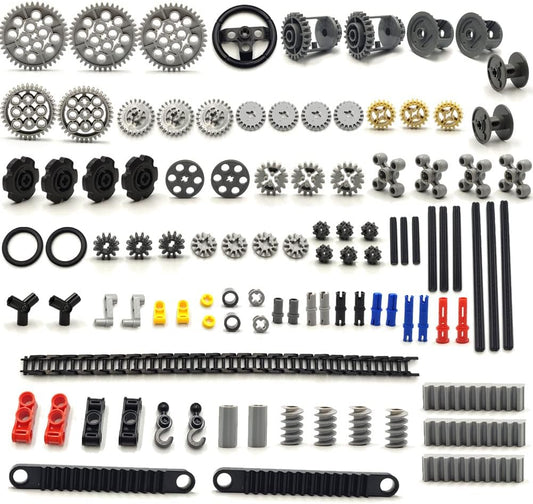 dspitwod MOC Technical Wheels Connectors Rack Gear Car Suspension Building Brick Accessories Pieces Sets STEM Learning Kits Engineering Toy Gift for Kids …