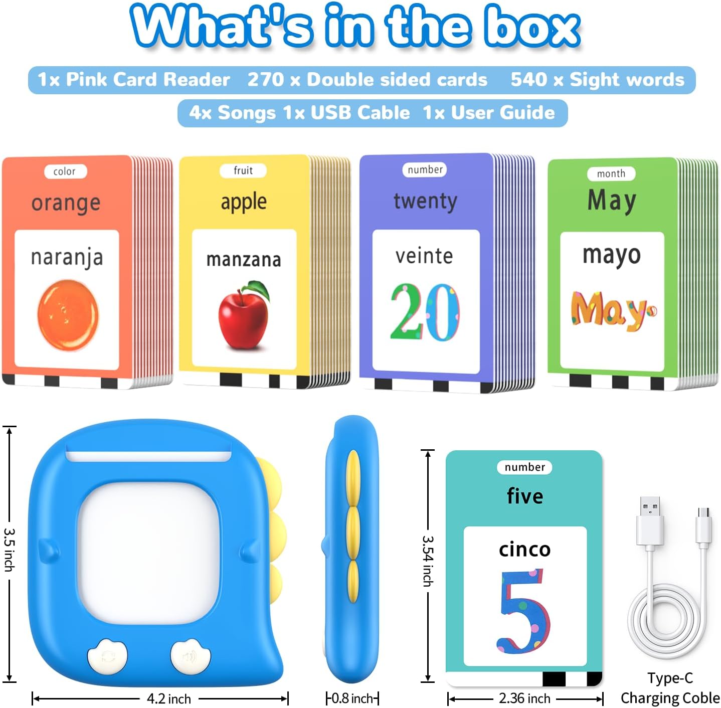 Kidzdo Dinosaur Sight Words Talking Flash Cards for 2 3 4 5 6 Years Old Boys and Girls, Easter Stuff Birthday Gifts for Toddler, Pocket Speech Learning Toys Helps Language Delay Kids, Green