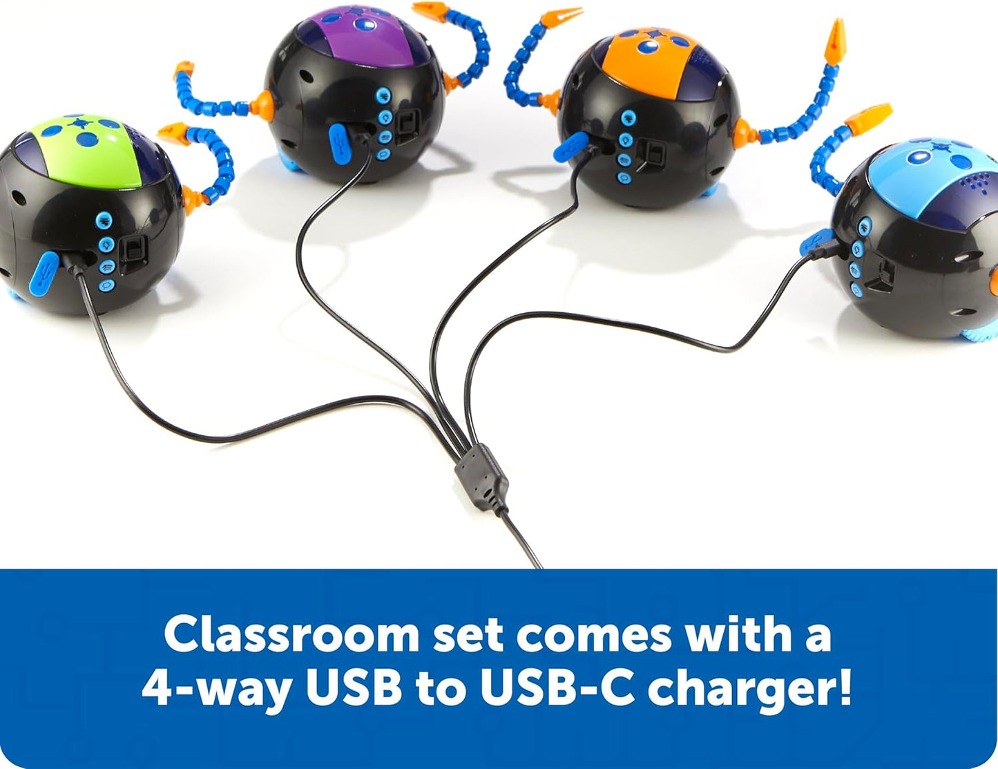Learning Resources Cooper the STEM Robot, Coding Toy for Kids, Interactive STEM Robot for Classroom, Rechargeable Programming Toy, Ages 5+
