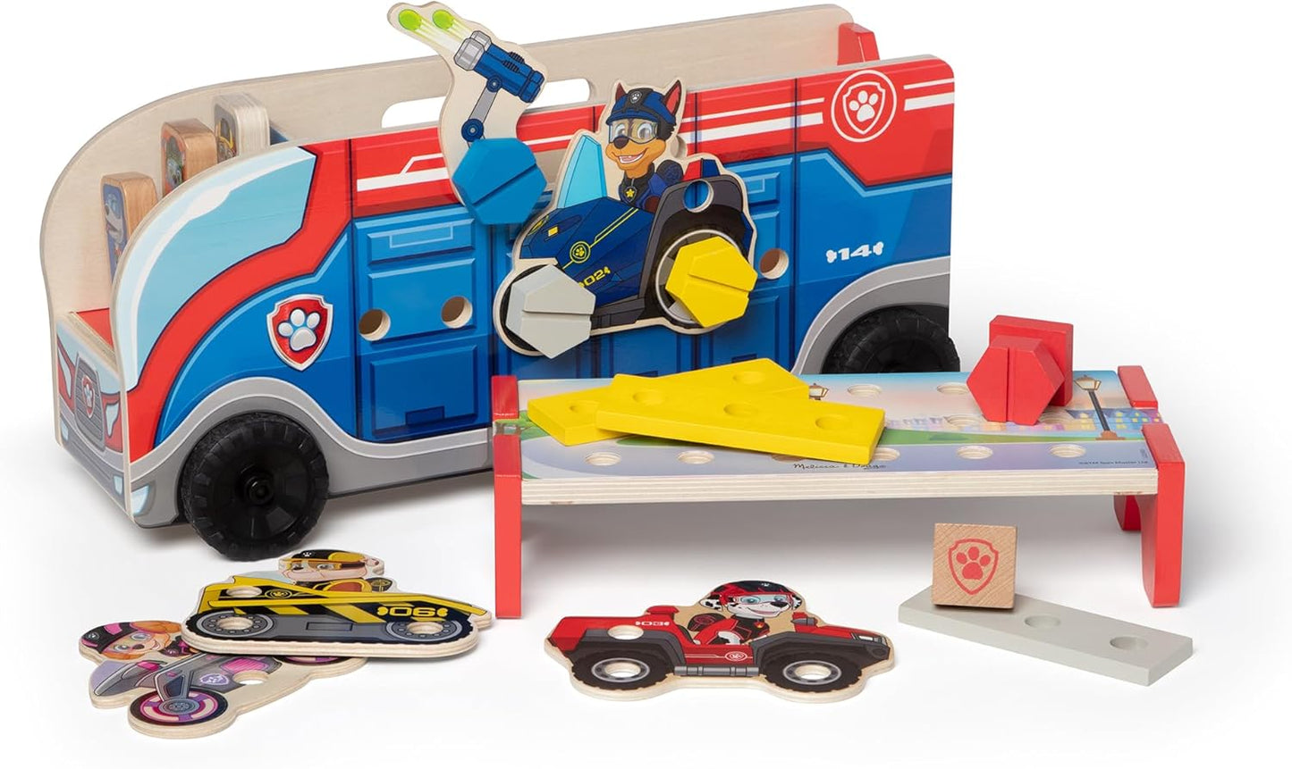Melissa & Doug PAW Patrol Wooden See & Spell Pup Pad Game - FSC Certified