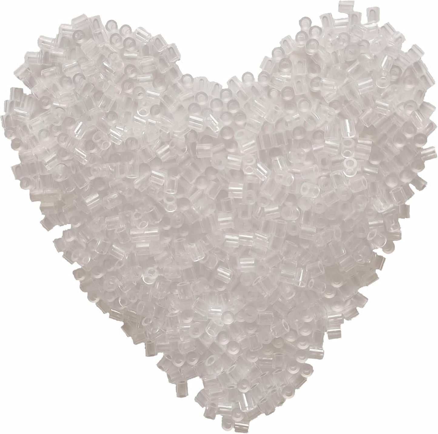 1000Pcs Beads Fuse - 5mm Transparent Melting Beads for Crafts, Bead Bulk Refill.
