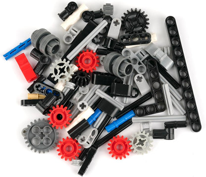 MOC High-tech 4 Speed Gearbox Model DIY Transmission Kit Power Functions Building Blocks Assemble Bricks Set (Gearbox)