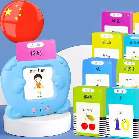 Bilingual English Flash Cards - Korean Talking Flash Cards, 510 Sight Words 31 Themes, Pocket Speech for Toddlers 3-12, Autism Sensory Toys, Preschool Learning Activity (Korean, Pink)