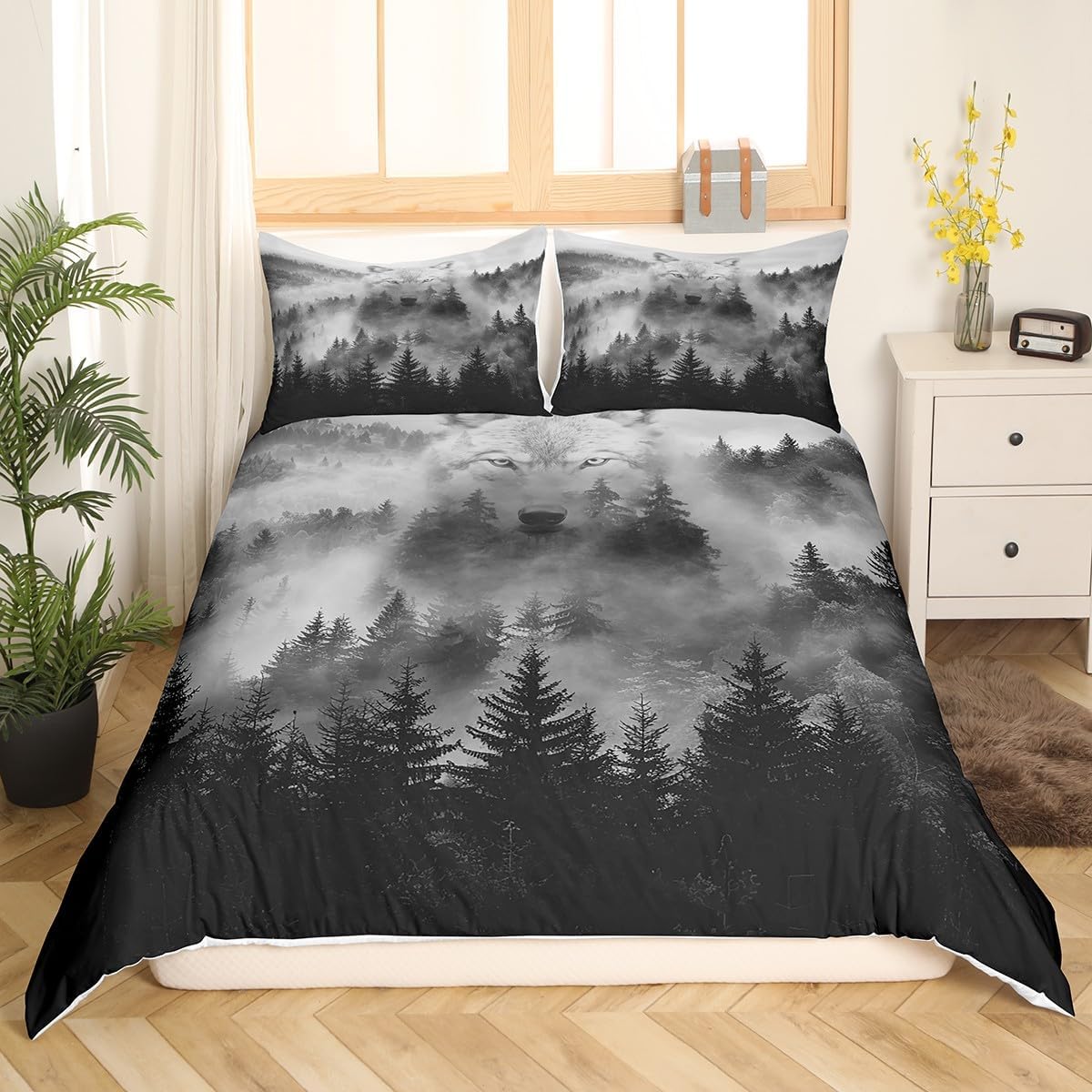 Drum Kit Duvet Cover,Kids Musical Instruments Bedding Set,Rock Music Comforter Cover for Boys Girls Room Decor,Neon Lighting Lightweight Bedspread Cover Twin Size with 1 Pillow Case(No Comforter)