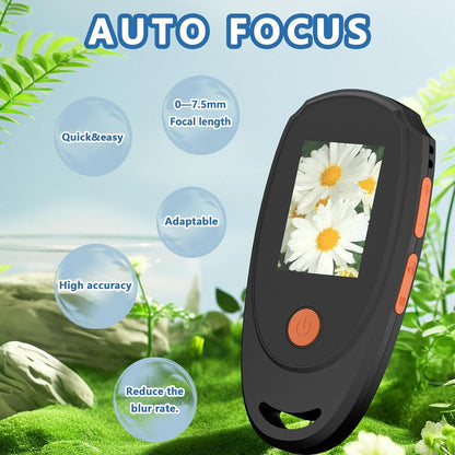 Handheld Digital Microscope with 2.0 Inch IPS Color Screen, Portable Magnifying Glass for Kids, 500x Magnification, 8 Adjustable 3-Level LED Lights, USB Compatible with PC Windows and Mac OS