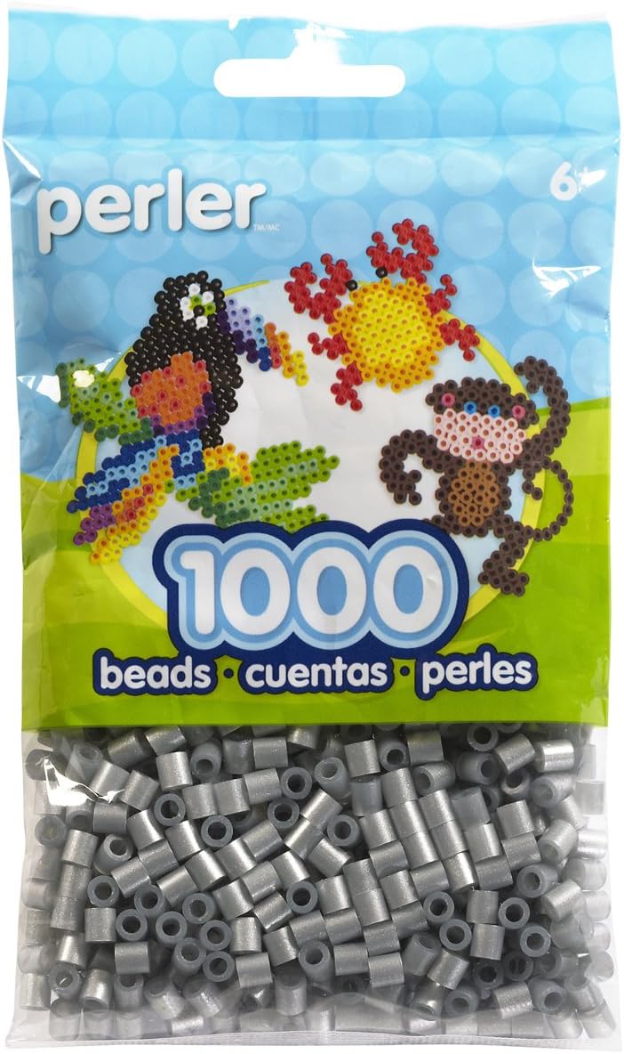 Perler Beads Fuse Beads for Crafts, 1000pcs, Yellow