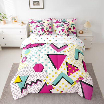 Erosebridal Chemical Equation Bed in a Bag Queen Comforter Set 7 Piece,Chemistry Bedding Sets Science Students Learning Gift Sheet Set with Comforter,Molecular Formula Education Bed Set - Colors A