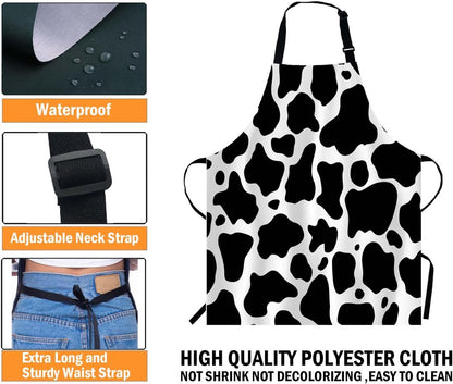 WONDERTIFY Science Education Sketch Apron,Laboratory Chemistry Book Equation Loupe Beaker Flask Glass Bib Apron with Adjustable Neck for Men Women,Suitable for Kitchen Cooking Chef Grill Bistro Apron