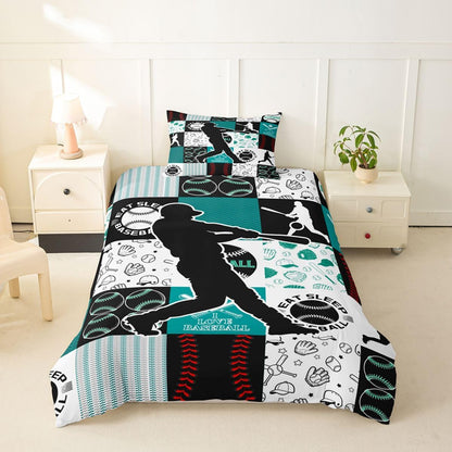 Drum Kit Duvet Cover,Kids Musical Instruments Bedding Set,Rock Music Comforter Cover for Boys Girls Room Decor,Neon Lighting Lightweight Bedspread Cover Twin Size with 1 Pillow Case(No Comforter)