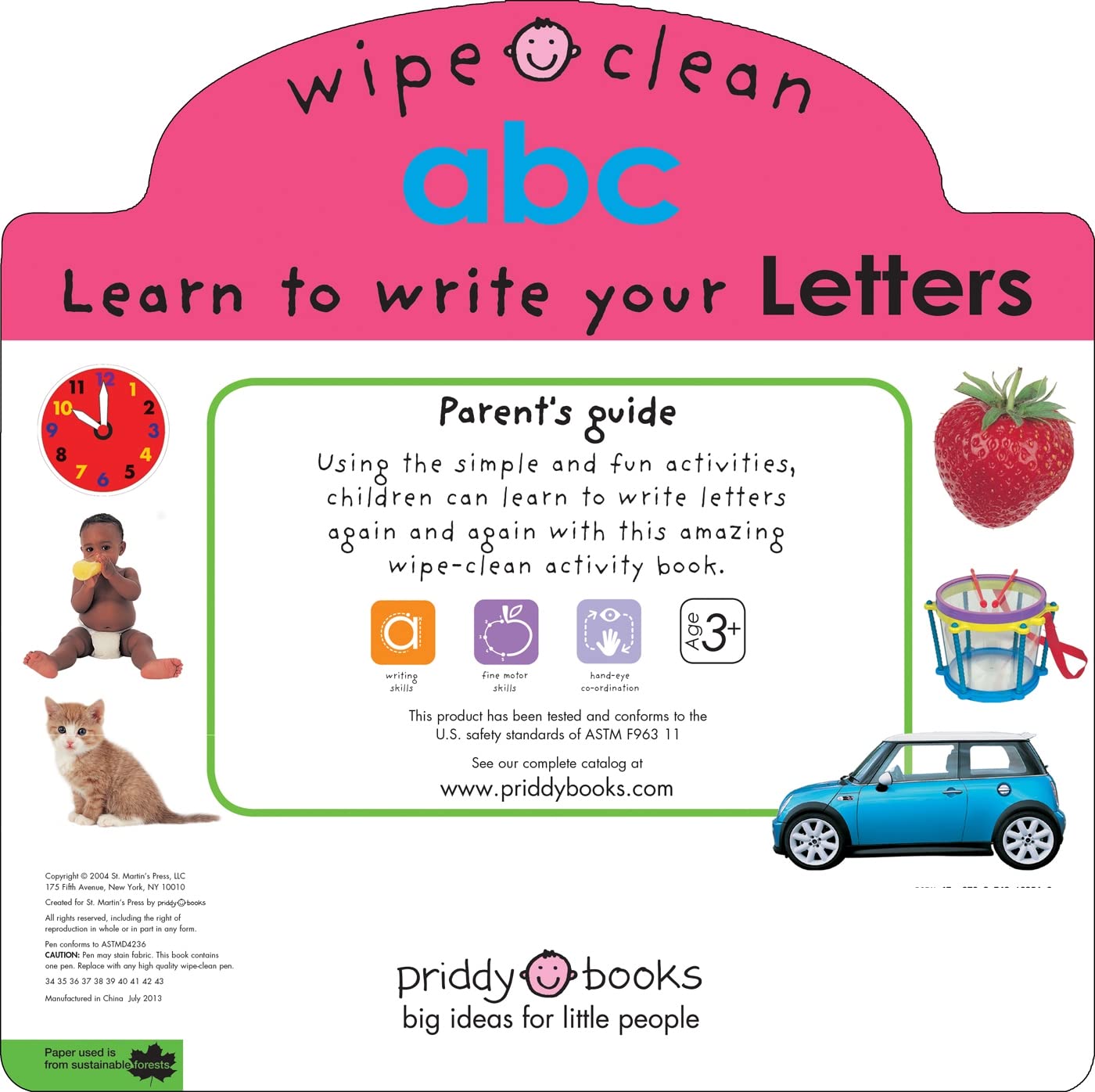 Wipe Clean: Letters: An Introduction to Writing the ABCs with Activities To Do Again and Again! (Wipe Clean Learning Books)