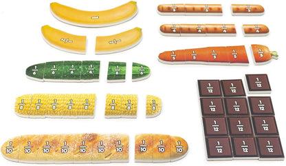 Junior Learning Food Fractions - Learn Fractions The Yummy Way, Multi