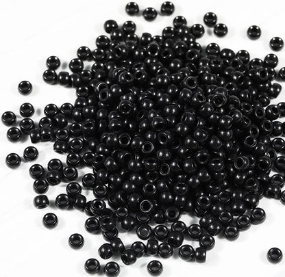 Bala&Fillic 6x9mm Army Green Pony Beads with Smooth Surface 1000pcs Crayon Color Craft Beads (Army Green)