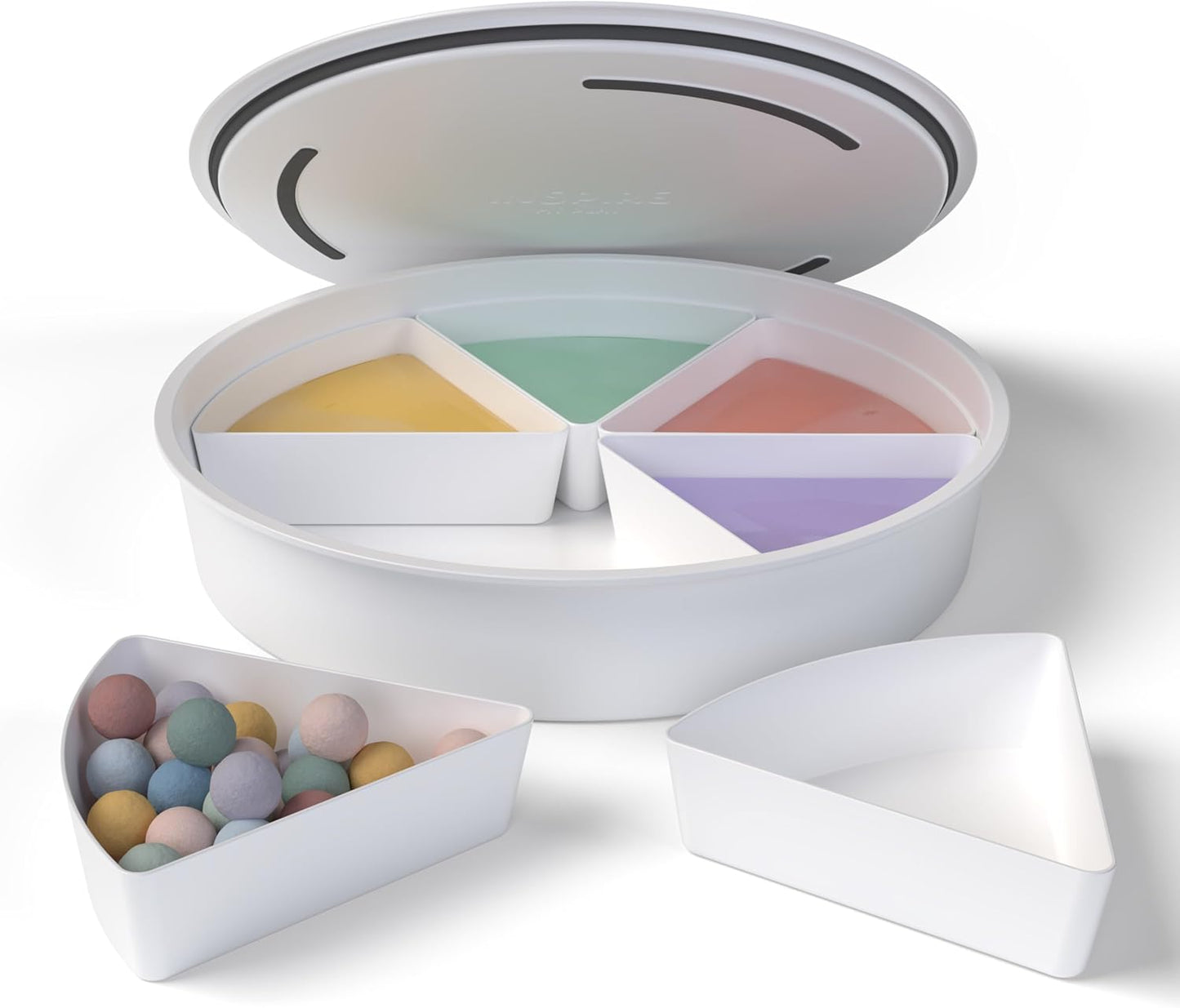 Inspire My Play Starter Bundle - Sensory Bin with Lid and Removable Storage Inserts