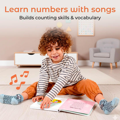 Cali's Books Alphabet Book for Toddlers 1-3 - Learn ABC, Musical Books for Kids, Interactive Talking Baby Toddler Sound Book, Educational Song Learning Toys, Singing and Speech Music Toy for Babies