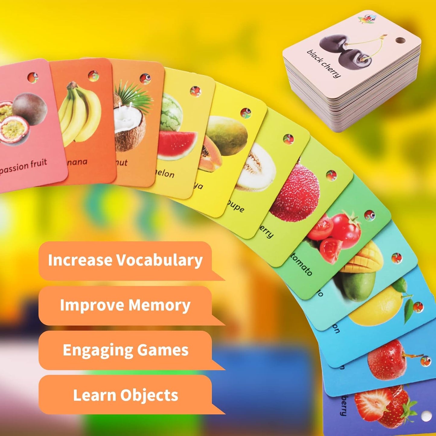 Toddler Number Flash Cards,No.123 Sight Words with Pictures Preschool Kids Flash Cards 28 Pcs with Ring(Number)