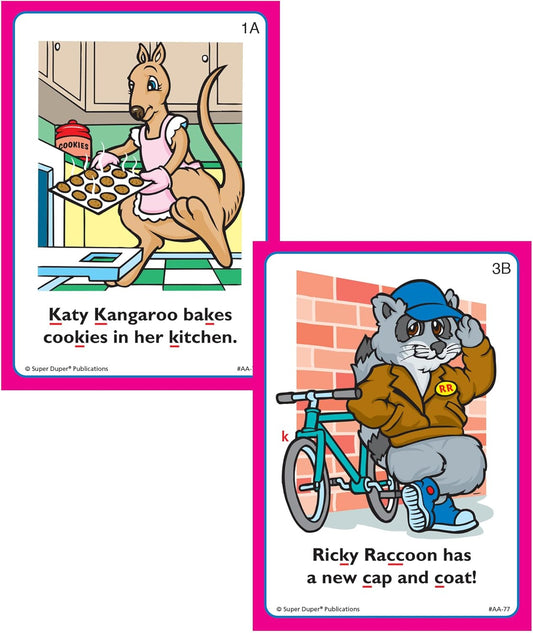 Super Duper Publications | Say and Do® Action Articulation K Sounds Fun Deck | Vocabulary and Language Development Flash Cards | Educational Learning Materials for Children