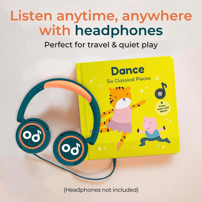 Cali's Books Rock Music Books for Toddlers 1-3 - Singing Button Sound Board Book for 2 Year Old Children, Musical Toddler Rock Songs Toys, 18 Month Interactive Learning Toy, USB-C Rechargeable