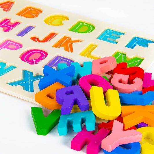 Shape Puzzles Wooden Puzzles for Toddlers, Peg Puzzle Educational Shape Sorter Toys Wooden Shape Board Puzzles, Preschool Learning Educational Toy for Baby Girls Boys