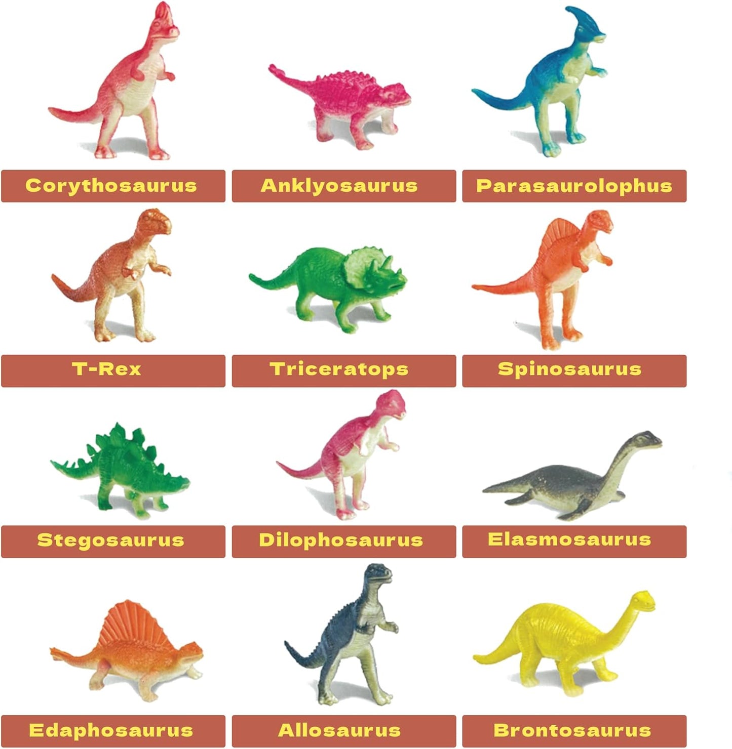 ArtSkills Dinosaur Eggs Excavation Dig Kit, Mystery Box of 4 Dino Eggs - Collect All 12 Toy Dinosaurs