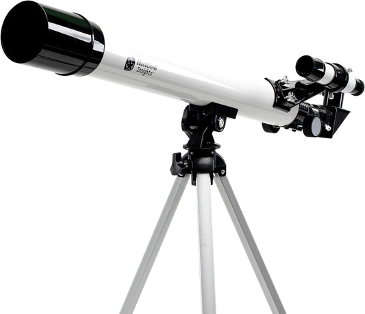 Educational Insights GeoSafari Vega 600 Telescope - Beginner Telescope for Kids, Kids Planet Viewing, Astronomy and Stargazing, STEM Learning, Telescopes for Beginners, Explore Space, Moon, & Stars