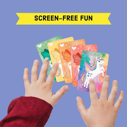 Mudpuppy Wild Unicorn! – Unicorn Version of Classic Kids Crazy 8's Card Game with Cute Illustrations of Unicorns for Children Ages 4 and Up, 2-4 Players