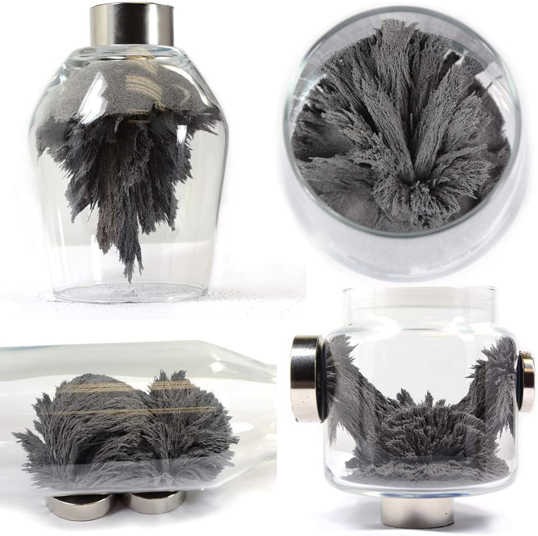 12 oz Fine Iron Filings Magnetic Iron Powder for Magnet Education and School Projects - Discover The World of Magnetics & See Magnetic Lines of This Unseen Force & More (One Pack)