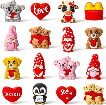 Ferreve 16 Pcs 3D Sports Football Beads Silicone Focal Beads for Keychain Making Pens for Beadable Keychain DIY Crafts Necklace Bracelet Phone Chain Charms Jewelry Making