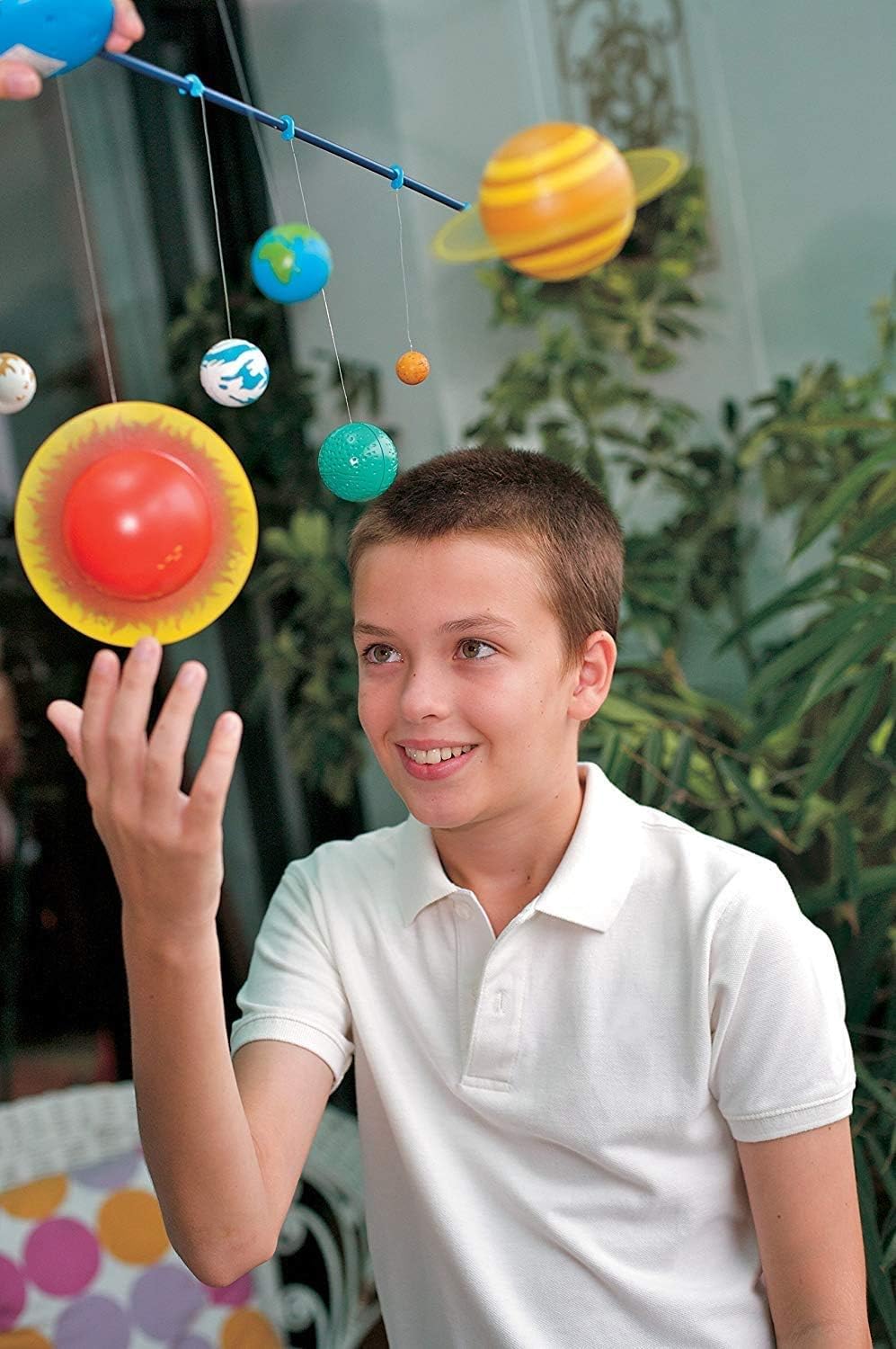 Star Magic 3D Glow-in-The-Dark Solar System Mobile Making Kit