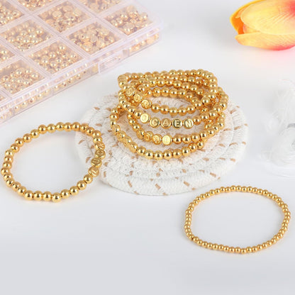Hpebl 2136PCS Beads for Bracelets Pearl Bracelet Making Kit Friendship Bracelet Kits Bracelet Bead Kits Small Pearl Bead and Gold Beads Beading Kit for Bracelets Jewelry Making Kit