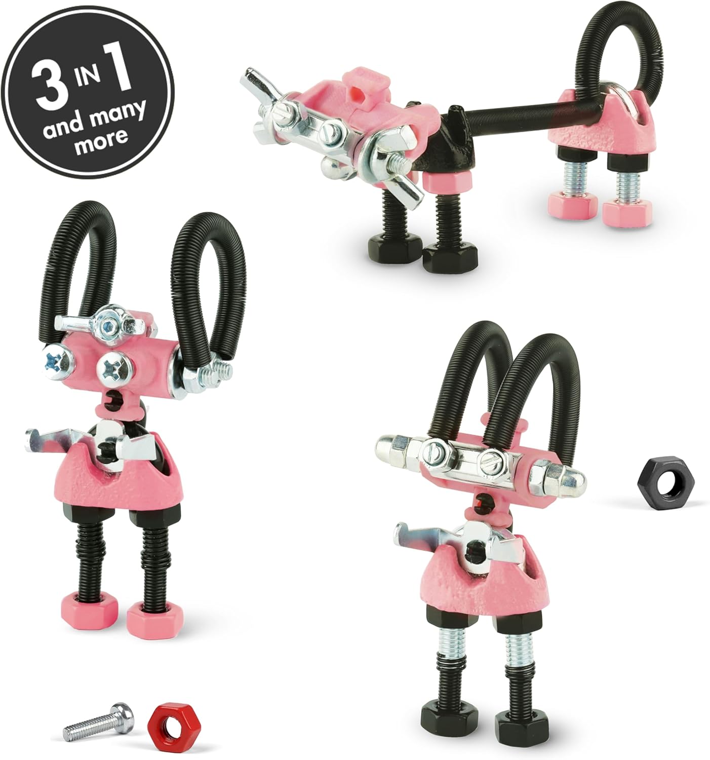 The Off Bits CareBit Build Your Own Robot Toy Construction Set, Educational Gift STEM Activities Learning Kit, Creative Build and Play Model Kit Steam Toys for 6 7 8 9 10+ Year Old Boys & Girls
