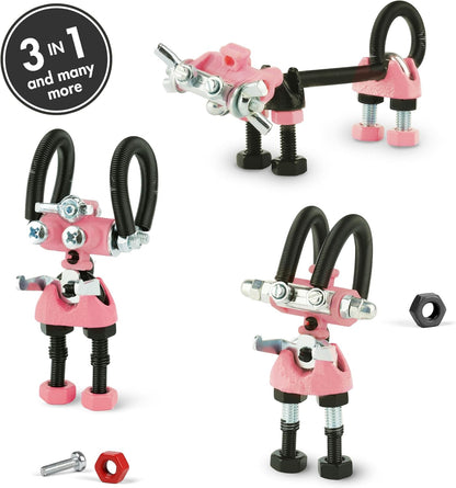 The Off Bits CareBit Build Your Own Robot Toy Construction Set, Educational Gift STEM Activities Learning Kit, Creative Build and Play Model Kit Steam Toys for 6 7 8 9 10+ Year Old Boys & Girls