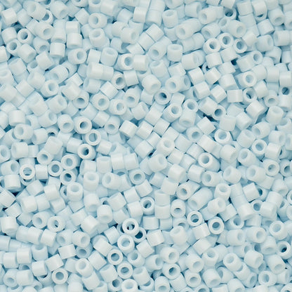 John Bead 25g Cylin Beads Opaque Turquoise Green 11/0 Glass Cylindrical Seed Beads for Jewelry Bracelets Necklaces Earrings Making Embroidery