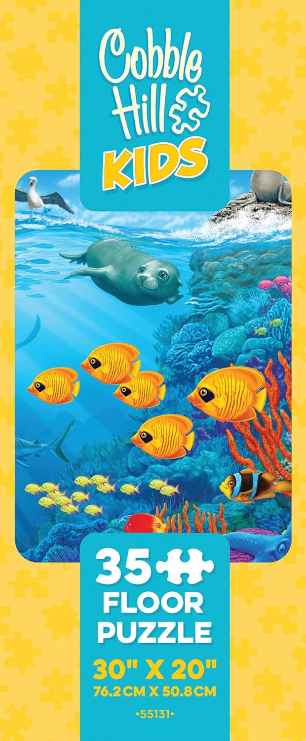 Cobble Hill Kids 35 Piece Floor Puzzle - Ocean Reef - for Ages 3 and up